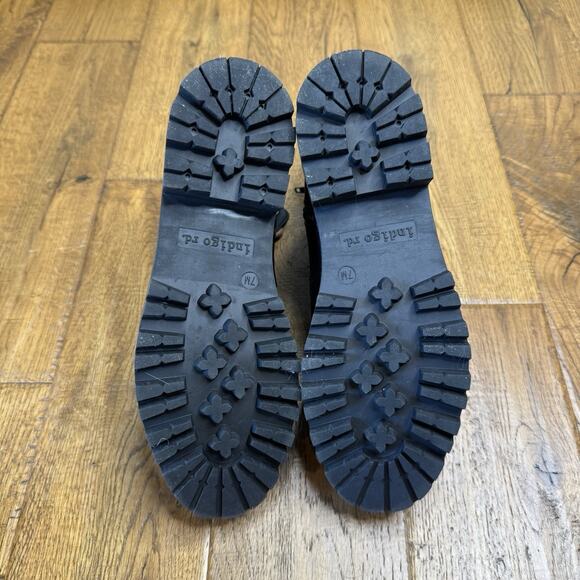 INDIGO RD. Iririe Faux-Fur Hiker Sherpa Booties Women’s Size 7 Boots Combat - Picture 6 of 7